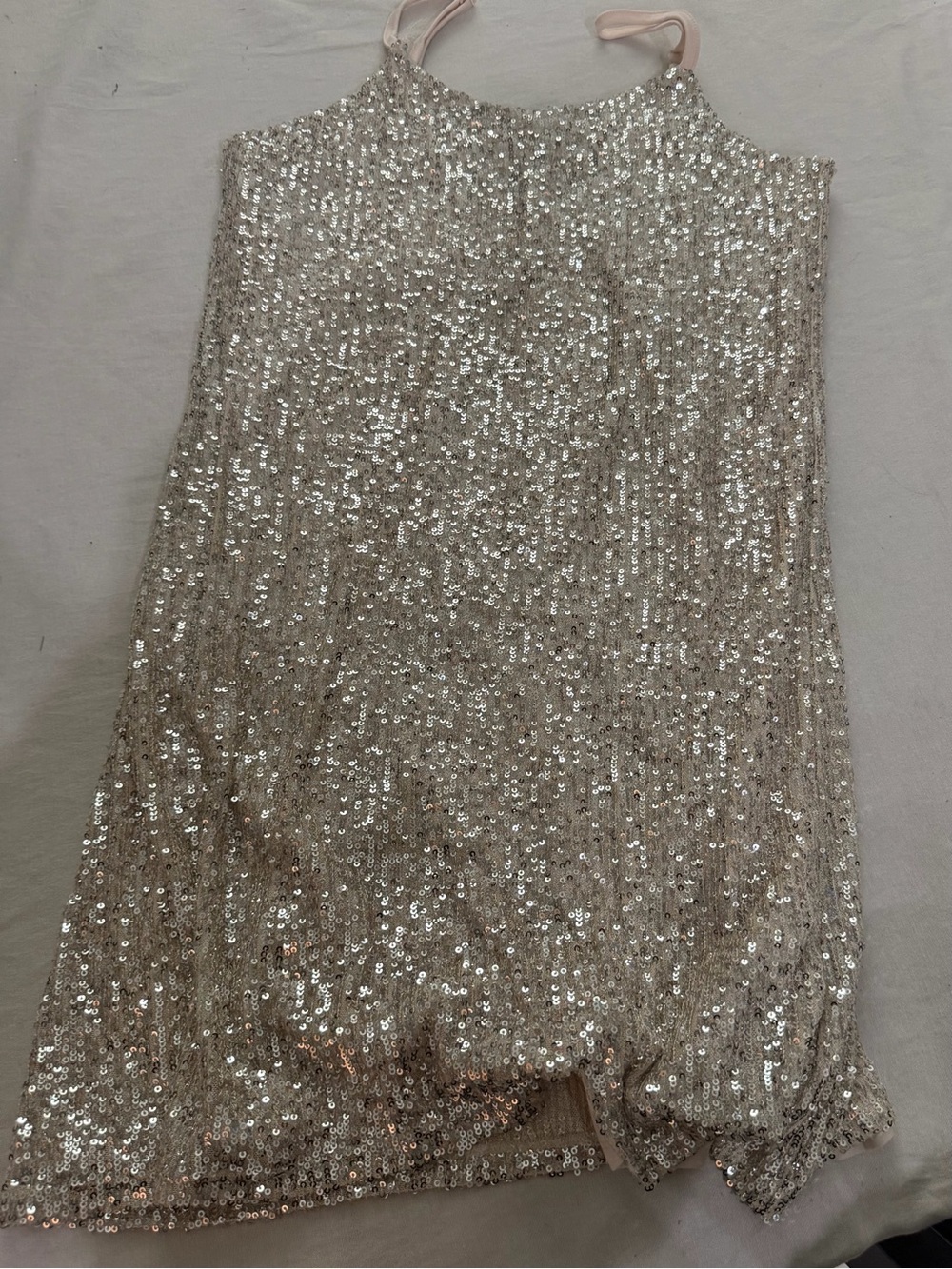 Sequin gold sparkle dress